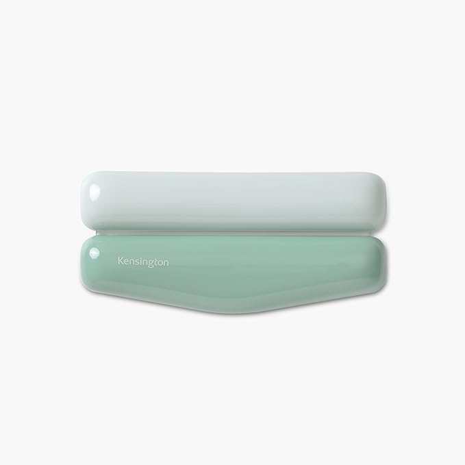 Kensington Duo Gel Mountain Mouse Wrist Rest Support Cushion for Mice & Trackballs, Ergonomic Mouse Wrist Support for Pain Relief, Comfortable Non-Skid Gel, Green 6.69" x 3.09" x 0.76" K62827WW