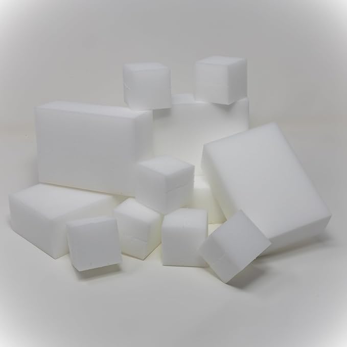 Bright Block Pick-a-Brick Magic Cleaning Eraser Sponges | Select Your Size High Density Melamine Scrubbers for The Bathroom, Kitchen, Floors, Baseboards, Grout, Magic Marker, Walls & More