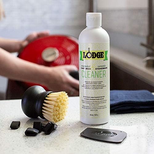 Lodge A-CAREE1 Enameled Cast Iron and Stoneware Care Kit, One Size, Assorted