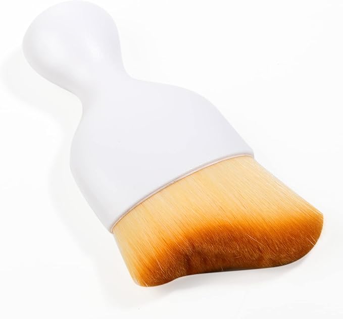 Car Interior Detailing Brush,Soft Bristle Cleaning Brush Car Detailing Brush Dusting Brush,Car Interior Cleaning Tool,Auto Detail Brush Car Dash Duster Brush (White with Cap)