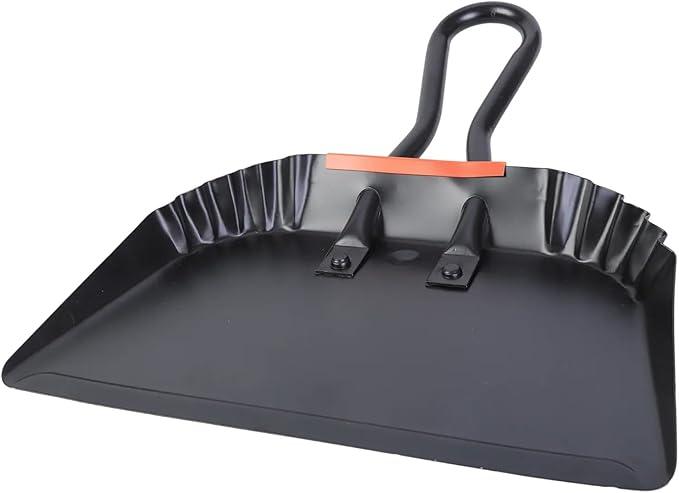 Metal Large Heavy Duty Dustpan and Broom Brush Set Handheld Tool Kits for Easy Grasping and Efficient