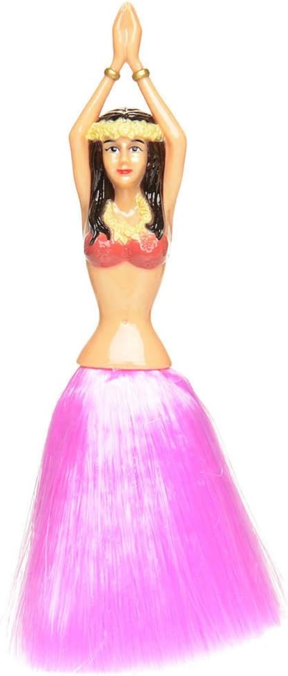 Big Retro Pink Hula Duster Detailed Glossy