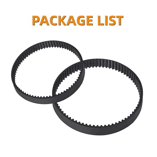 Replacement Belt Set for Bissell ProHeat 2X Revolution Pet Pro Carpet Cleaner Model 1986, 1964, 2007, 2007P Series, Replace Parts 1611129 and 1611130