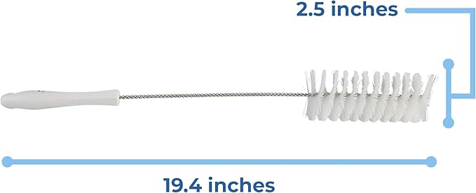Vikan 53705 Tube Brush,2.4",PP/PBT,White