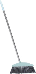 Heavy-Duty Broom Outdoor Indoor Broom for Floor Cleaning with Long Handle 34 inch for Sweeping Concrete Courtyard Garage Patio Indoor Home Kitchen Office Lobby