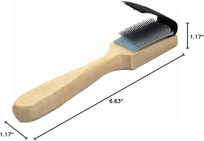 BinaryABC Dance Shoes Brush,Shoes Cleaner Brush,Suede Sole Wire Shoes Wood Cleaning Brush Cleaners 2Pcs