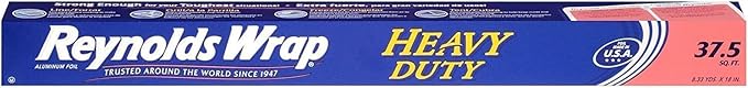 Reynolds Wrap Heavy Duty Aluminum Foil, 37.5 Square-Foot Roll (Pack - 8)