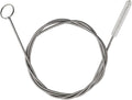 Extra Long Pipe Tube Cleaner Fridge Drain Pipe Dredging Tool Flexible Drain Brush Skinny Tube Spiral Cleaning Brush Drinking Straw Cleaner Brush Nylon Spring Aquarium Filter Brush 155CM (1)