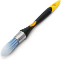 Bates- Trim Paint Brush, 0.75 Inch, Black & Orange Ergonomic Non-Slip Handle, Synthetic Bristles, Trim Brushes for Painting
