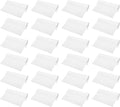 PATIKIL Eyeglass Microfiber Cleaning Cloth 7"x6", 24 Pack Glasses Cleaning Cloth Soft Suede Wipe Screen Cloth for Camera Lens Eyeglasses Screens in Individual Vinyl Pouch, White