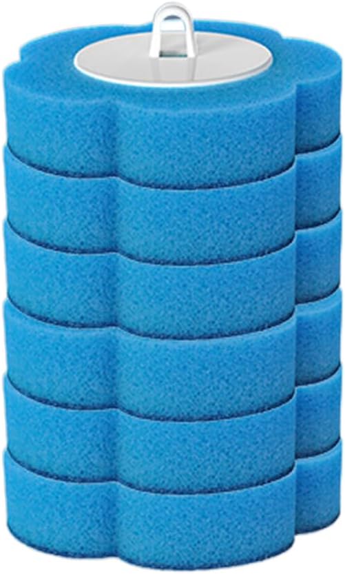 Disposable Toilet Brush, 2026 New Toilet Brush Holder, Compact Wall Mounted Toilet Brush for Modern Bathrooms, Hygienic Toilet Cleaner for Families (Ocean Flavor 6PCS)