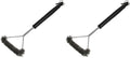 Chef Craft Select BBQ Grill Brush, 18 Inch, Stainless Steel/Black (Pack of 2)
