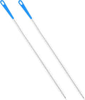 2 Pack Flexible Drain Cleaning Brush, 23.6inch Long Drain Clog Remover Tool with Nylon Bristles Rust-Resistant Sink Unblocker Tool for Toilet Kitchen Shower Sewer Tub