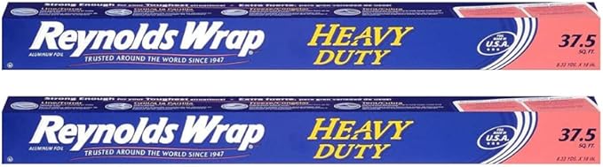 Reynolds Wrap Heavy Duty Aluminum Foil, 37.5 Square-Foot Roll (Pack - 2)