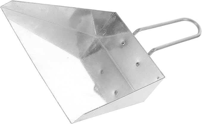 Uonlytech Mini Stainless Steel Handheld Dustpan for Household and Outdoor Use, Small Tabletop Trash Shovel with Thickened Steel, Portable Desktop Cleaning Tool for Kitchen, Office, Car