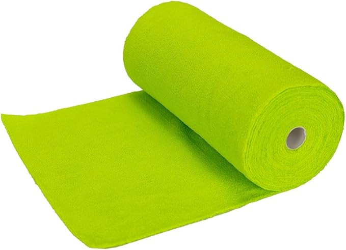 Maxshine Universal Green Microfiber Tear-Away Towel Roll – 30 Reusable 12"x12" Sheets – 260GSM Terry Microfiber – Eco-Friendly, Lint-Free Cleaning Towels for Auto, Home & Garage