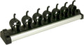 Casabella Wall Mount, Large, Black/Silver, Plastic/Metal, Storage Rack