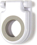 Spectrum Diversified Plastic Mop and Broom Holder, White, 11.25 in L x 1 in W x 3 in H