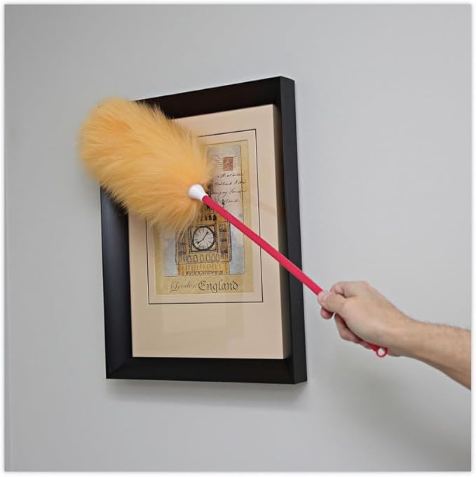 Boardwalk BWKL26 26 in. Plastic Handle Lambswool Duster - Assorted