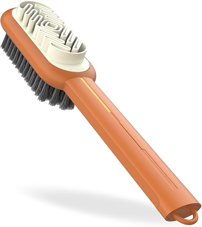 2 in 1 Suede Shoe Brush, Soft Bristle Cleaning Brush for Suede and Nubuck