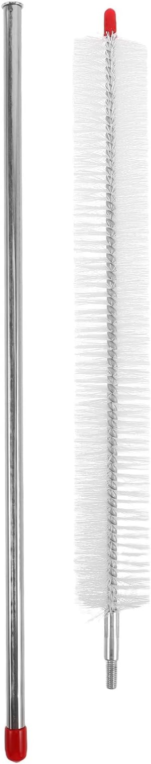 Car Radiator Cleaning Brush with Long Handle Auto Dusting Tool for Truck and Car Radiator Maintenance for Engine Heat Dissipation Fins and Vent Dust Removal