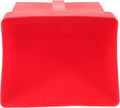 Handheld Dustpan for Desktop Trash Cleaning, Red Plastic Reusable Shovel with Handle, Multi-Purpose Household Garbage Sweeper for Home and Office Use