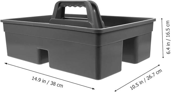 Portable Hand-held Cleaning Tool Organizer Sturdy Storage Box for Home and Car Efficient Cleaning Supplies Easy to Mount Household Cart