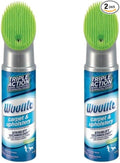 Woo-lite Carpet and Upholstery Foam Cleaner with Built-in Brush, Triple Action Stainlift Technology for Stairs, Fabrics, Pet Odors (2 Pack)