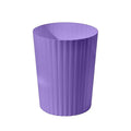 Versatile 2 Gallon Plastic Trash Can - The Compact Bin for Bathroom, Kitchen, or Home Office - Purple