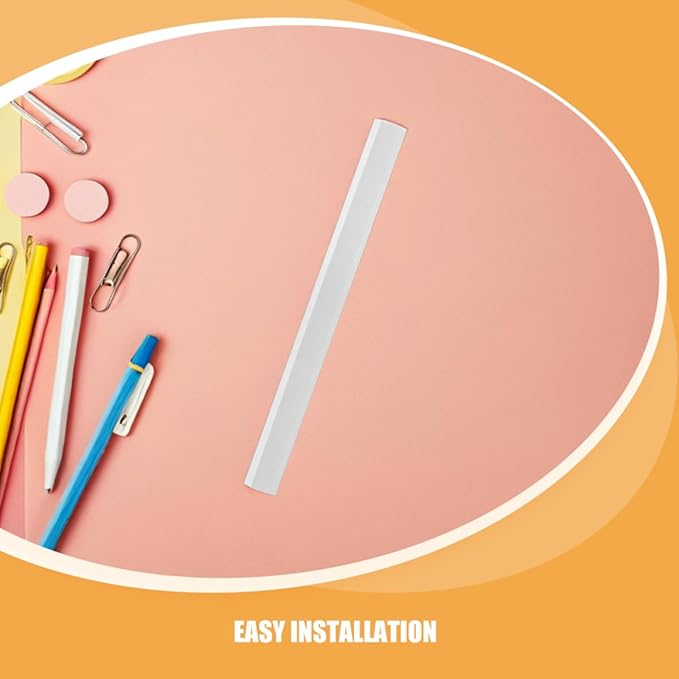 Baluue 8pcs Rubber Dustpan Edge Strips for Enhanced Debris Pickup Easy Installation Dustpan Seal Strips for Home Office and School Cleaning - Design