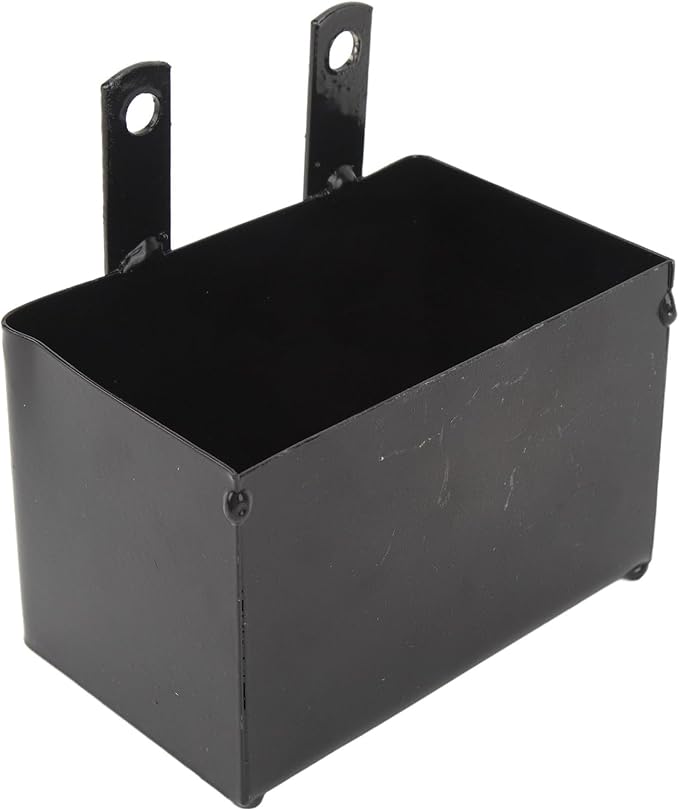 Battery Carrier Case, Motorcycle Battery Box Holder Black Rustproof Sturdy Structure for to ATV Motorbike Dirt Bike