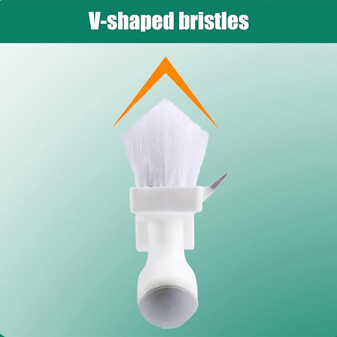 Heavy Duty Corner Cleaning Tool Flexible Bristles Storage Hole Comfort Grips Bathroom Kitchens Corner Remover Door Frame Crevices Cleaner