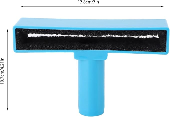 Ceiling Fan Blade Cleaner Duster, Fan Blade Cleaning Tool with Washable Brush Attachment, Multifunctional Ceiling Fan Duster for Home Use (Sky Blue)