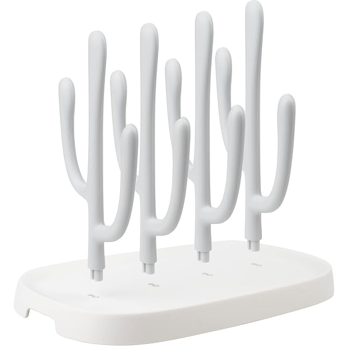 Baby Bottle Drying Rack, Space Saving Bottle Dryer Holder for Bottles, Nipples, Pump Parts, Cups