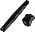 Gel Keyboard Wrist Rest Set Plus - ABRONDA Keyboard & Mouse Wrist Support Pad Office, Computer, Laptop, Mac - Durable, Comfortable and Pain Relief- Black Set