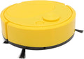 Smart Vacuum Robot Cleaner, 5V USB Rechargeable Mini Vacuum Robot, Smart Sweeping Robot for Home Carpet Floor Marble Tile(Yellow)