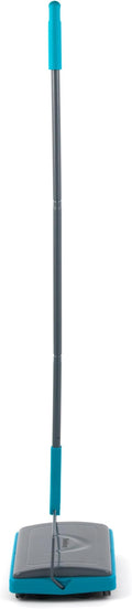 Beldray Manual Carpet Sweeper - Includes Cleaning Comb for Bristles, Lightweight Cordless Floor Cleaner, Pet Fur Remover, Easy Use, Thin & Compact, Suitable for Rugs & Hard Indoor Floors