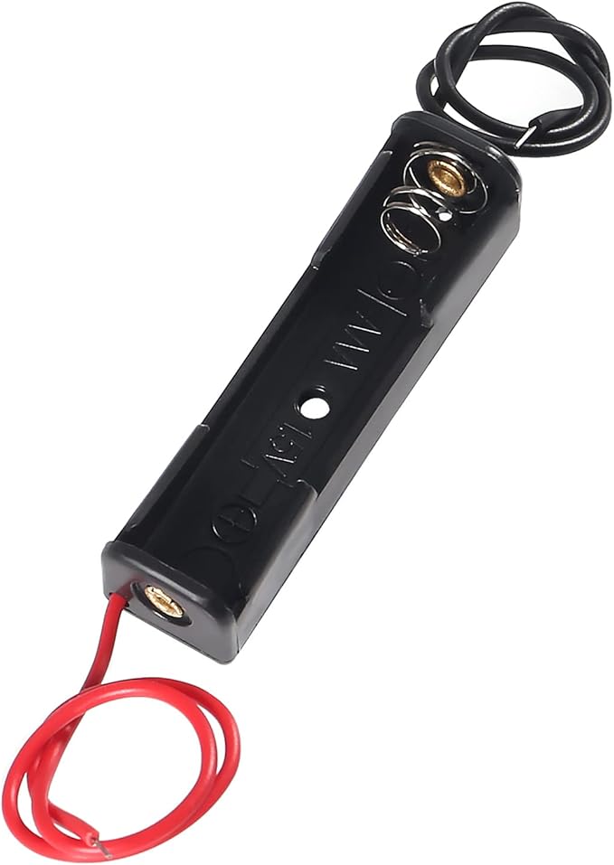 DIANN 20pcs AAA Battery Holder Single 1x 1.5V AAA Battery Holder AAA Battery Holder with Wires