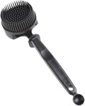 Silicon Coffee Machine Cleaning Brush Professional Design for 360° Cleaning of Espresso Group Head Detachable Silicon Bristles for 51MM Grouphead