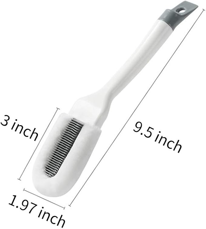 Professional Cleaning Shoe Brush, Multifunctional Ergonomics Handle Shoe Brush Cleaner, Soft Bristle Shoes Cleaning Scrubber (One-Sided Brush)