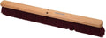 PRO SOURCE Heavy Duty Rough-Surface Push Broom Head with Threaded Block: 30" Wide