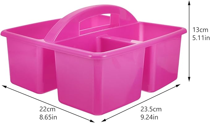 Portable Cleaning Tool Organizer Basket Multi-compartment Design for Home and Office Storage for Sundries Art Supplies and Daily Essentials