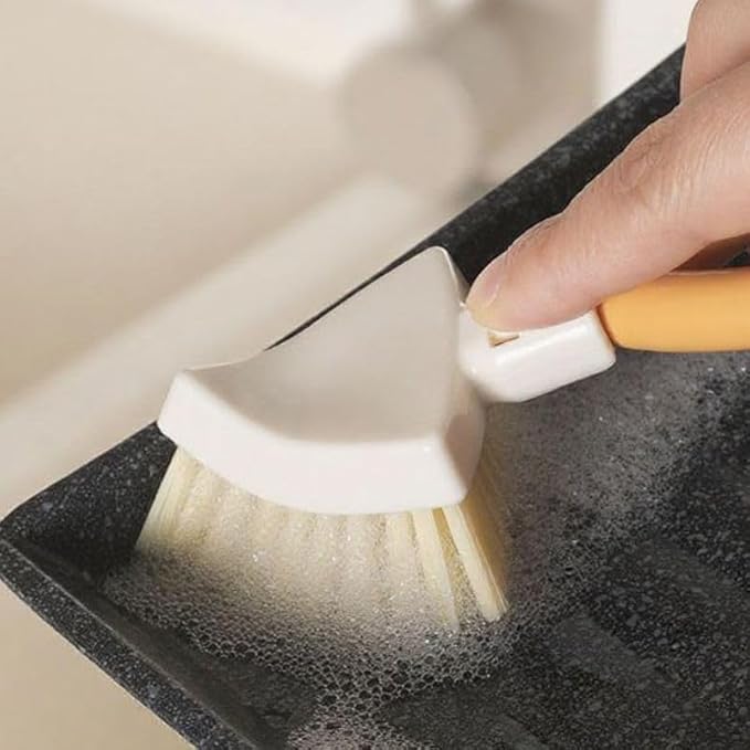 Foldable Triangular Gap Cleaning Brush – Compact & Flexible, Ideal for Crevices, Corners, and Narrow Spaces