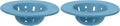 OGGI Silicone Sink Strainer- Great Kitchen Sink Strainer, Sink Drain Strainer, Drain Stopper, Sink Plug, 4.6˝ Diameter Rim, Turquoise (Pack of 2)