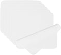 PATIKIL Glasses Cleaning Cloth 6.9" x 5.7", 6 Pcs Microfiber Eyeglasses Cleaner Cloths Soft Suede Wipe Screen for Camera Len Eyeglass Screens Phones Smart Devices, White