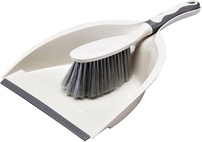 Small Tabletop Cleaning Dustpan Set, Dust Pans with Brush,Hand Broom and Dustpan Set,Dustpan and Brush Set,Handheld Dustpan are Used to Clean Kitchens, Floors, Tables, Animal Cages.