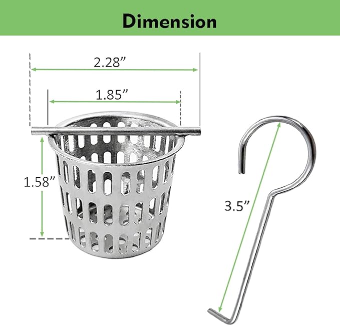 Neodrain Shower Drain Hair Catcher Hair and Debris Strainer only for Neodrain Shower Drains,Hair Trap, Hair Filter with Lifting Hook Key