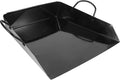 Garneck Handheld Dustpan and Cleaning Shovel Small Metal Garbage Container with Handle for Industrial Site Sand Collection and Rubbish Cleanup