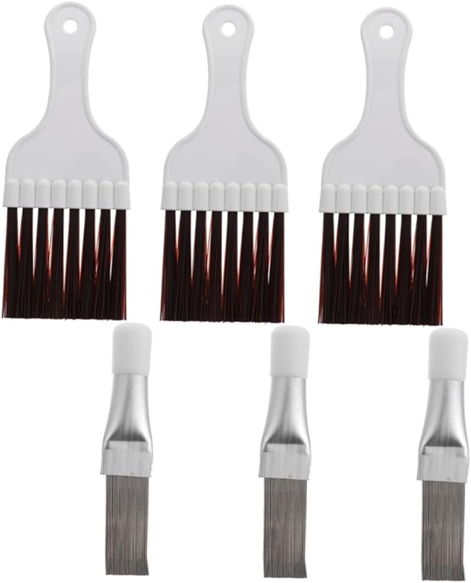 Cabilock 3 Sets Air Conditioner Fin Cleaner Set Fin Comb Thin Radiator Cleaner Brush for Air Conditioner Cleaning Supplies