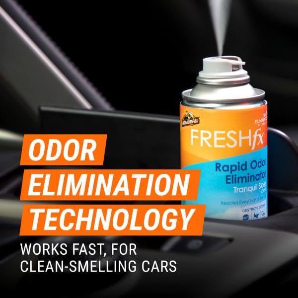 Armor All Car Air Freshener and Purifier, Car Odor Eliminator, Stocking Stuffers, 1.5 Ounce (Pack of 3)